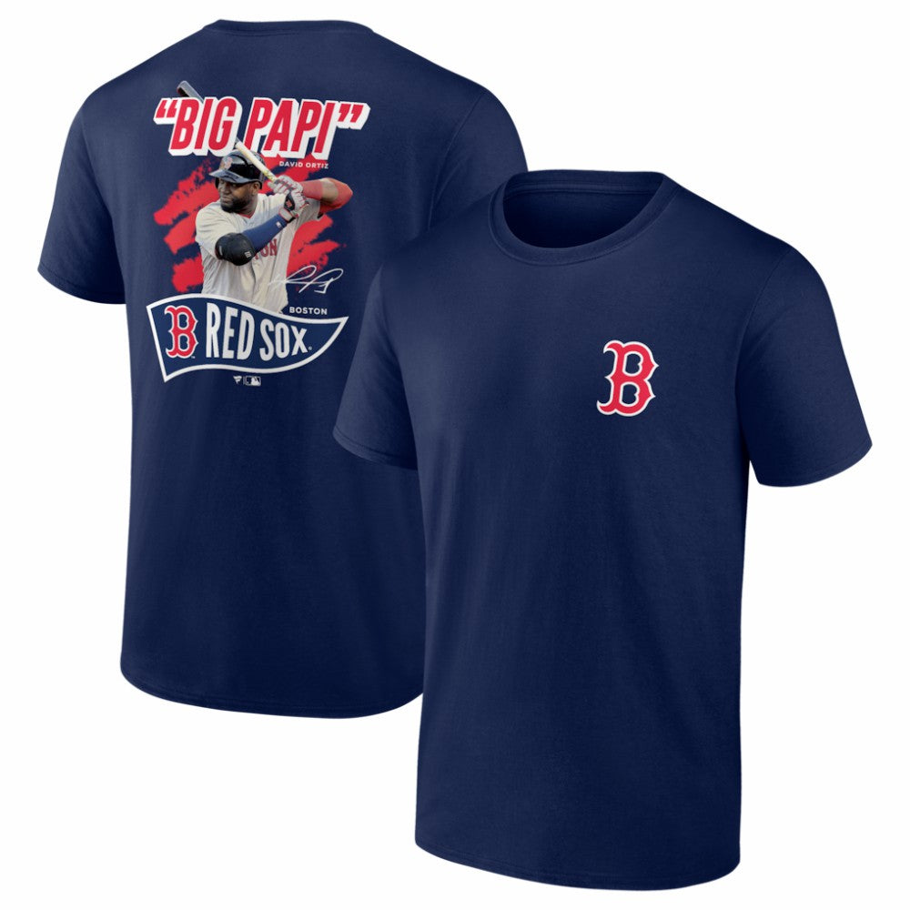 David Ortiz Boston Red Sox Fanatics Retired Player Nickname Name & Number T-Shirt - Navy - Fanatics Online