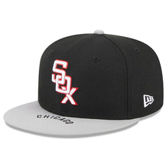 Chicago White Sox New Era On Deck 59FIFTY Fitted Hat - Black/Gray - New Era Lifestyle