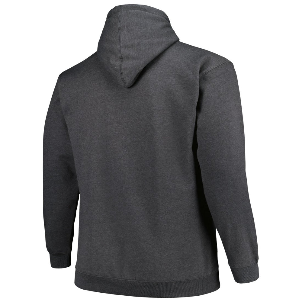 Fanatics Tampa Bay Buccaneers Big & Tall Pullover Hoodie Heather Charcoal