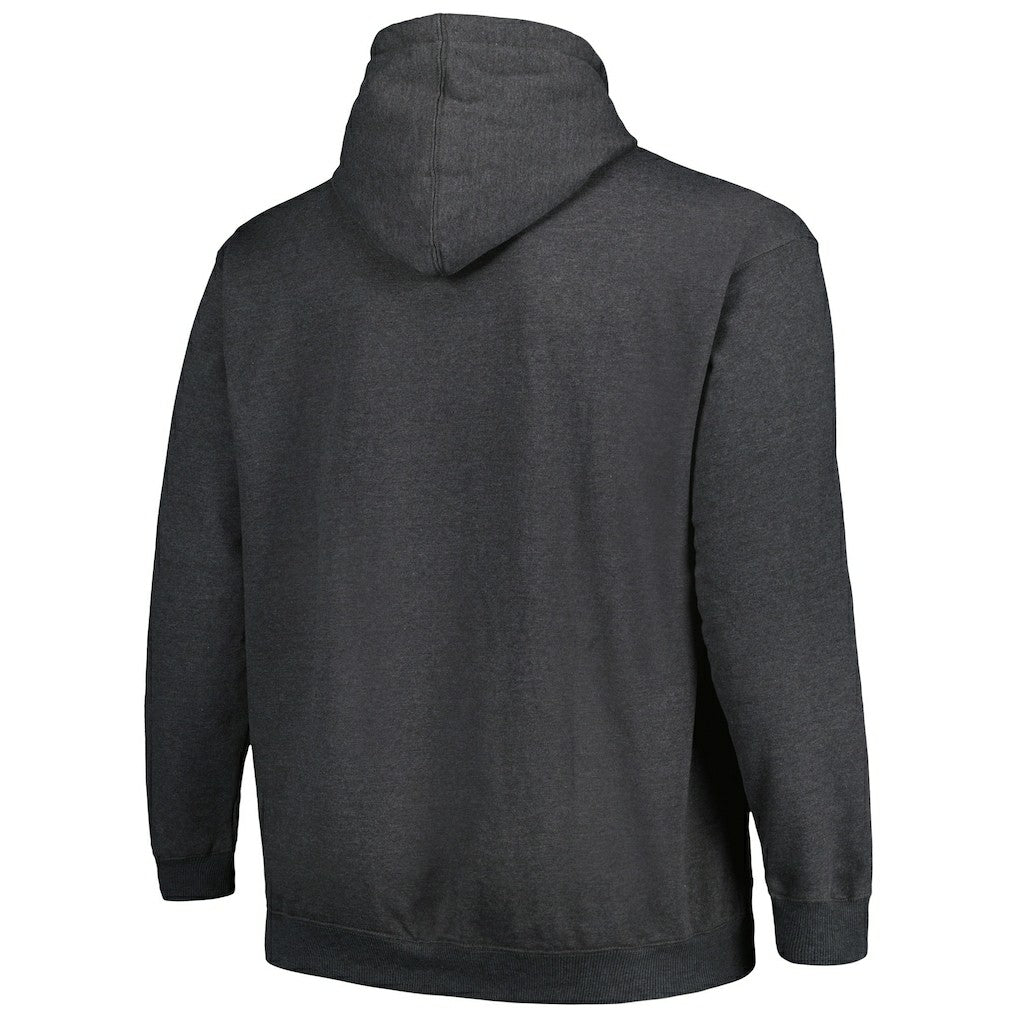 Fanatics Arizona Cardinals Big & Tall Pullover Hoodie Heather Charcoal
