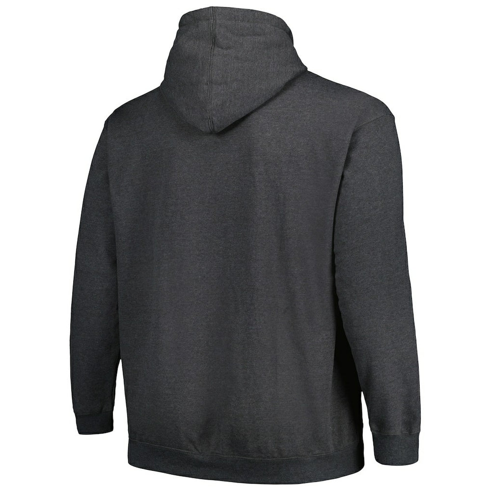 Fanatics Arizona Cardinals Big & Tall Pullover Hoodie Heather Charcoal