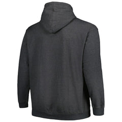 Fanatics Arizona Cardinals Big & Tall Pullover Hoodie Heather Charcoal