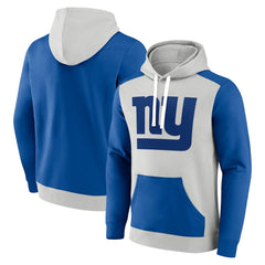 Fanatics New York Giants Big & Tall Team Fleece Pullover Hoodie Silver/Royal