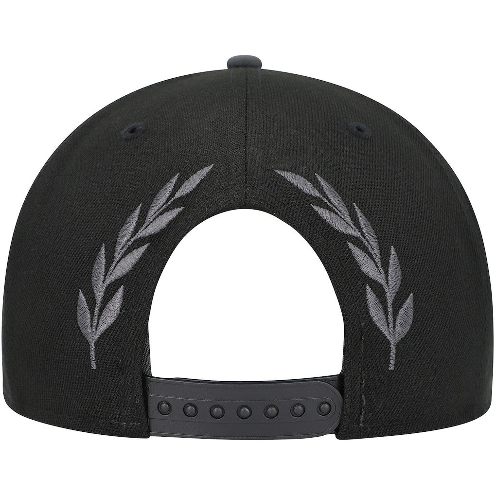 Brooklyn Nets Back Laurels 9FIFTY Snapback Hat Black | New Era US