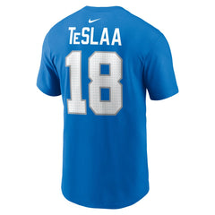 Nike Isaac TeSlaa Detroit Lions Name & Number T-Shirt Blue