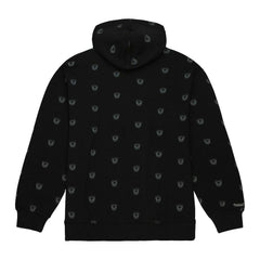Mitchell & Ness Las Vegas Raiders Allover Print Fleece Pullover Hoodie Black