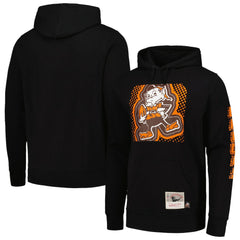 Mitchell & Ness Cleveland Browns Gridiron Classics Big Face 7.0 Pullover Hoodie Black
