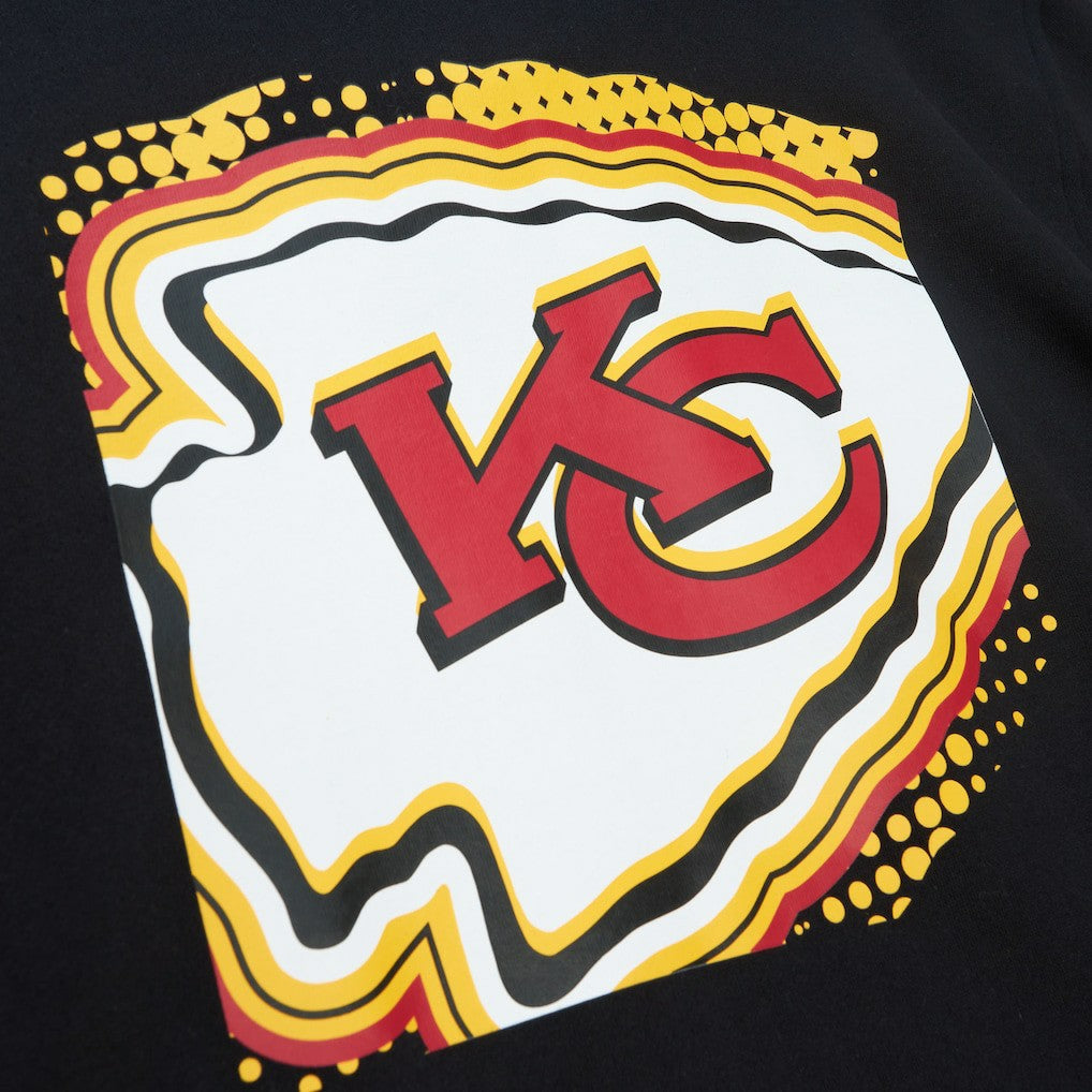 Mitchell & Ness Kansas City Chiefs Gridiron Classics Big Face 7.0 Pullover Hoodie Black