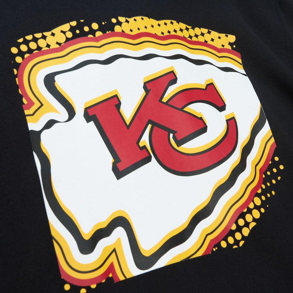 Mitchell & Ness Kansas City Chiefs Gridiron Classics Big Face 7.0 Pullover Hoodie Black
