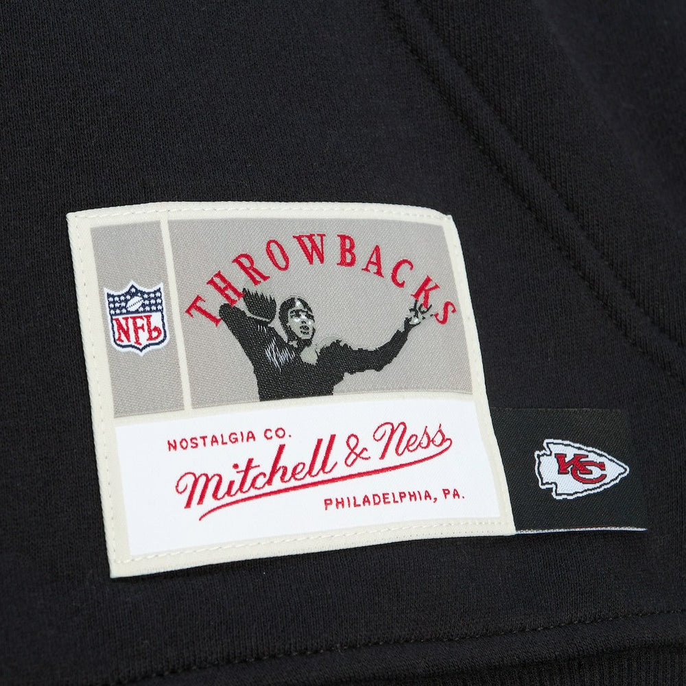 Mitchell & Ness Kansas City Chiefs Gridiron Classics Big Face 7.0 Pullover Hoodie Black