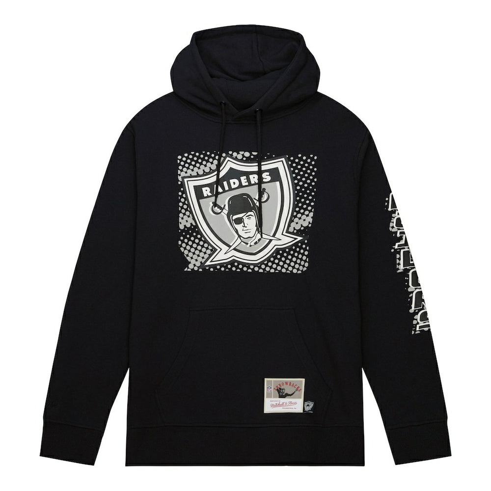 Mitchell & Ness Las Vegas Raiders Gridiron Classics Big Face 7.0 Pullover Hoodie Black