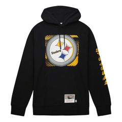 Mitchell & Ness Pittsburgh Steelers Gridiron Classics Big Face 7.0 Pullover Hoodie Black