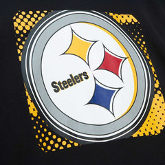 Mitchell & Ness Pittsburgh Steelers Gridiron Classics Big Face 7.0 Pullover Hoodie Black