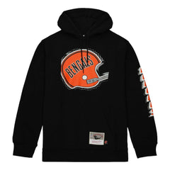 Mitchell & Ness Cincinnati Bengals Gridiron Classics Big Face 7.0 Pullover Hoodie Black