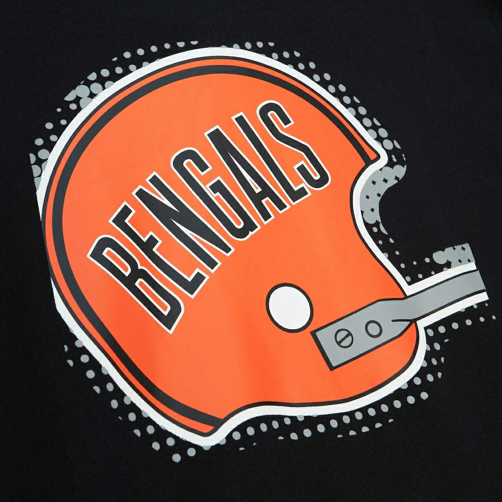 Mitchell & Ness Cincinnati Bengals Gridiron Classics Big Face 7.0 Pullover Hoodie Black