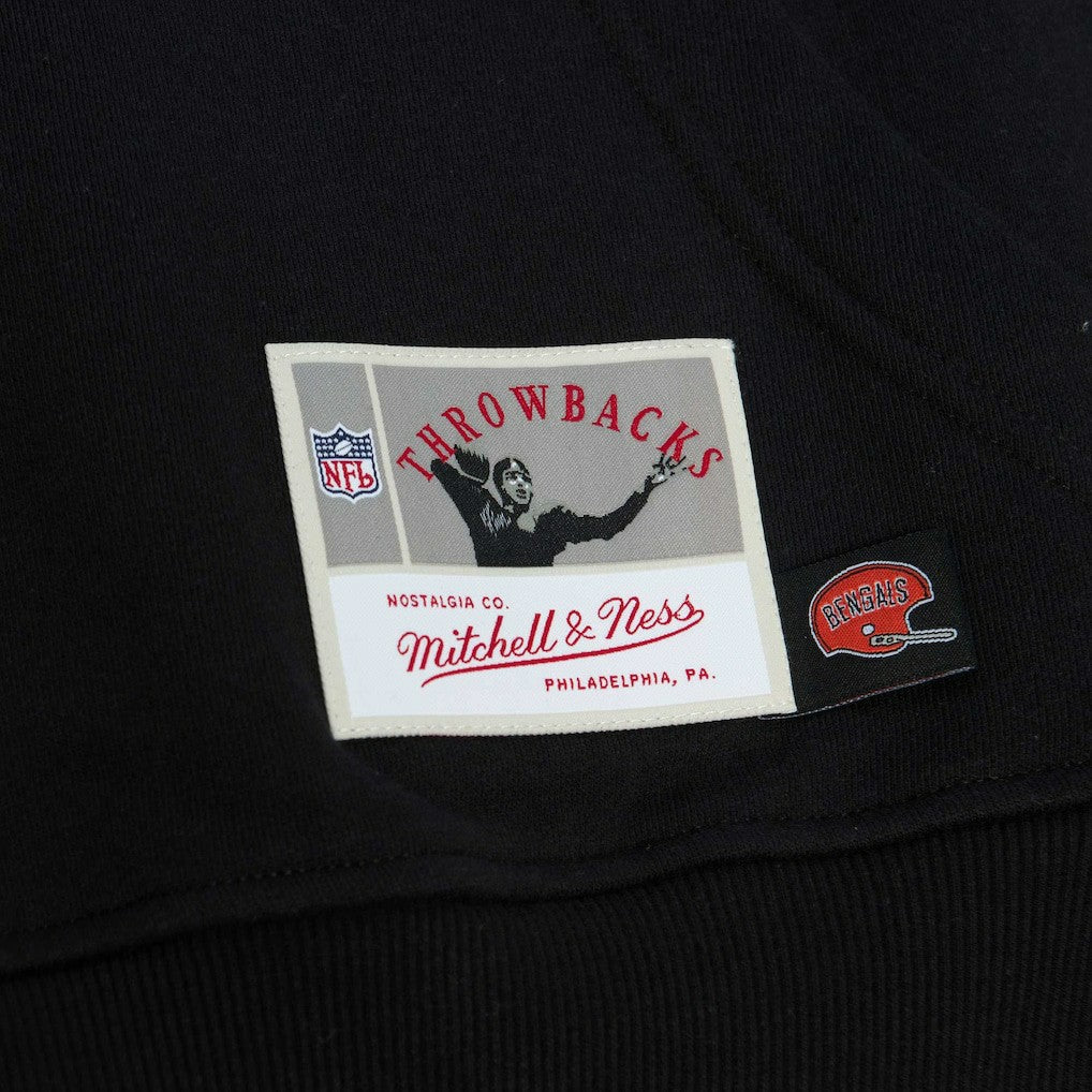 Mitchell & Ness Cincinnati Bengals Gridiron Classics Big Face 7.0 Pullover Hoodie Black