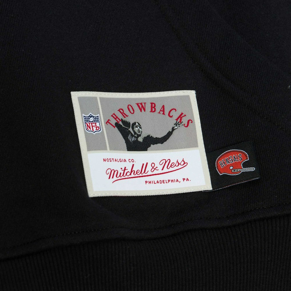 Mitchell & Ness Cincinnati Bengals Gridiron Classics Big Face 7.0 Pullover Hoodie Black