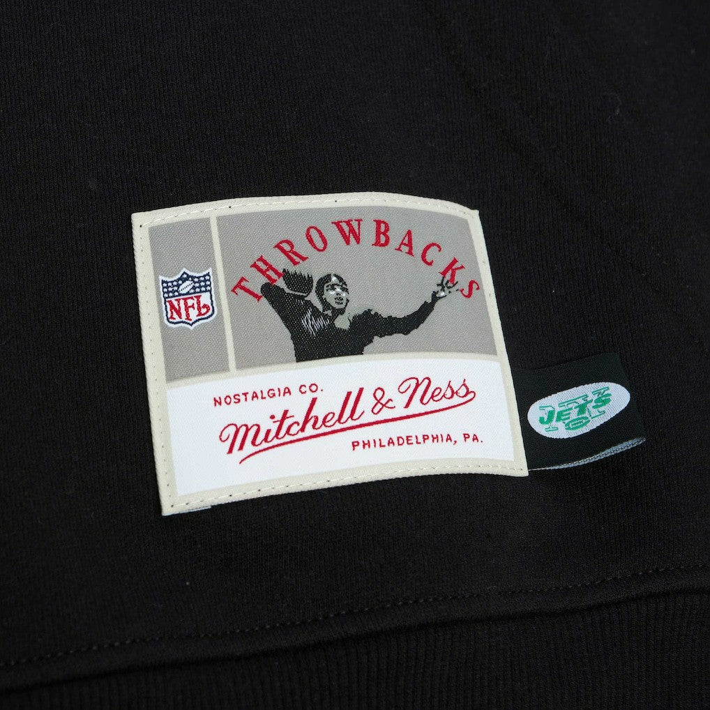Mitchell & Ness New York Jets Gridiron Classics Big Face 7.0 Pullover Hoodie Black