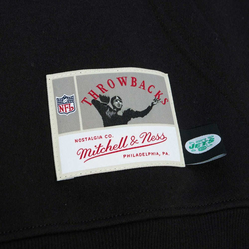 Mitchell & Ness New York Jets Gridiron Classics Big Face 7.0 Pullover Hoodie Black