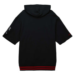Mitchell & Ness Atlanta Falcons Pre-Game Short Sleeve Pullover Hoodie Black