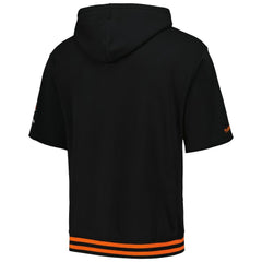 Mitchell & Ness Cincinnati Bengals Pre-Game Short Sleeve Pullover Hoodie Black