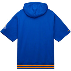 Mitchell & Ness Los Angeles Rams Pre-Game Short Sleeve Pullover Hoodie Royal