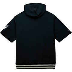 Mitchell & Ness Las Vegas Raiders Pre-Game Short Sleeve Pullover Hoodie Black