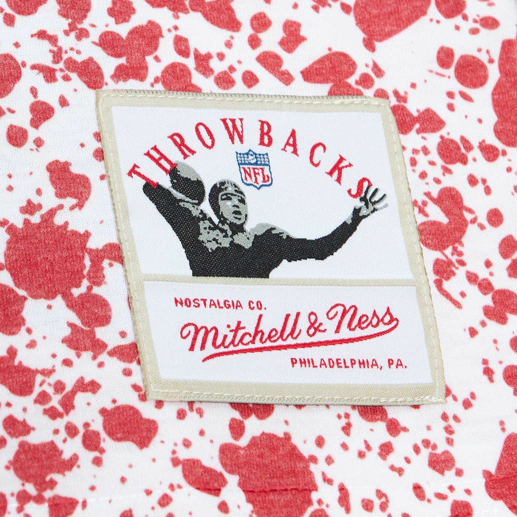 Mitchell & Ness New England Patriots Team Burst Sublimated T-Shirt White