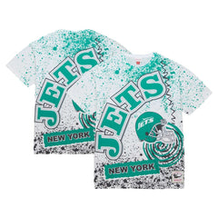 Mitchell & Ness New York Jets Team Burst Sublimated T-Shirt White