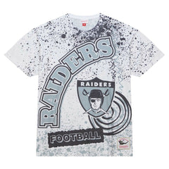 Mitchell & Ness Las Vegas Raiders Team Burst Sublimated T-Shirt White