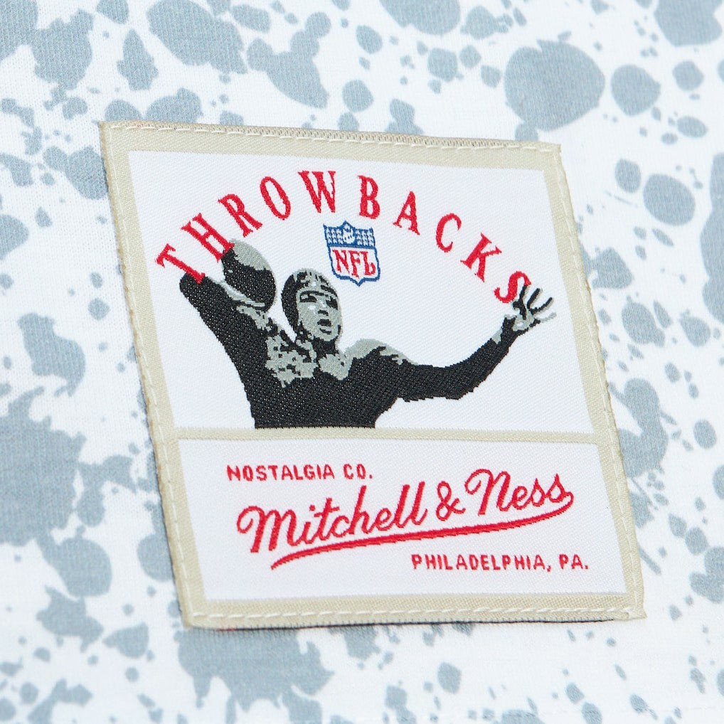 Mitchell & Ness Las Vegas Raiders Team Burst Sublimated T-Shirt White
