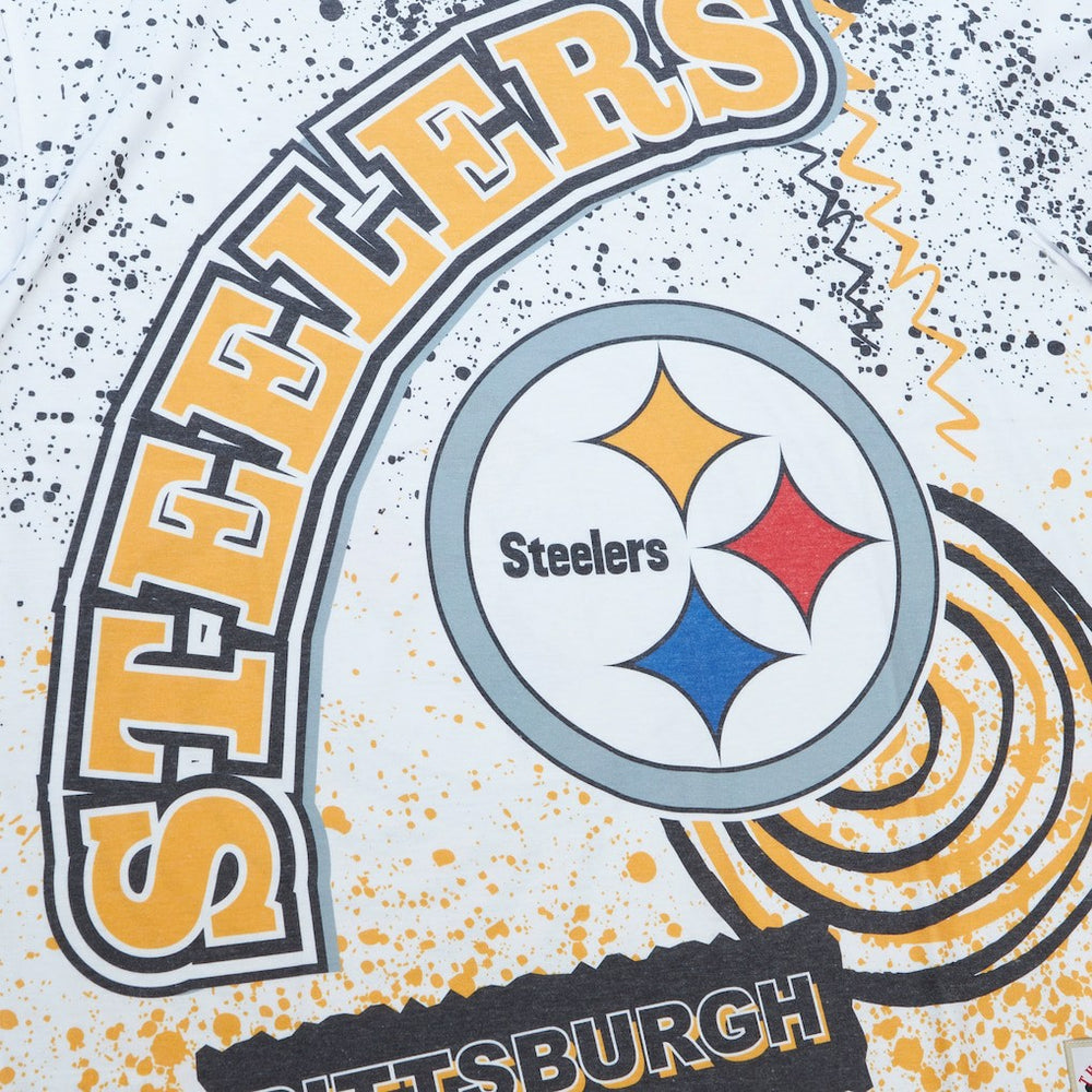 Mitchell & Ness Pittsburgh Steelers Team Burst Sublimated T-Shirt White