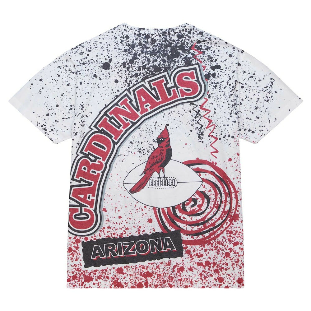 Mitchell & Ness Arizona Cardinals Team Burst Sublimated T-Shirt White
