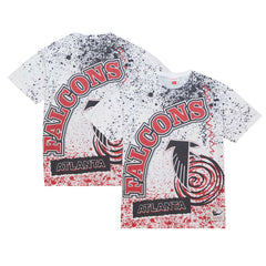 Mitchell & Ness Atlanta Falcons Team Burst Sublimated T-Shirt White