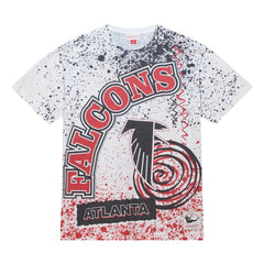 Mitchell & Ness Atlanta Falcons Team Burst Sublimated T-Shirt White