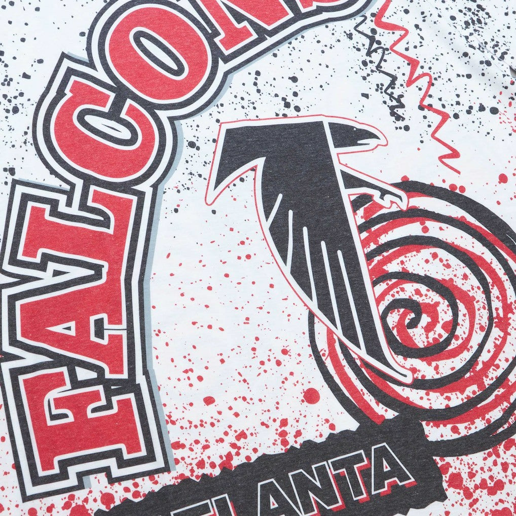 Mitchell & Ness Atlanta Falcons Team Burst Sublimated T-Shirt White