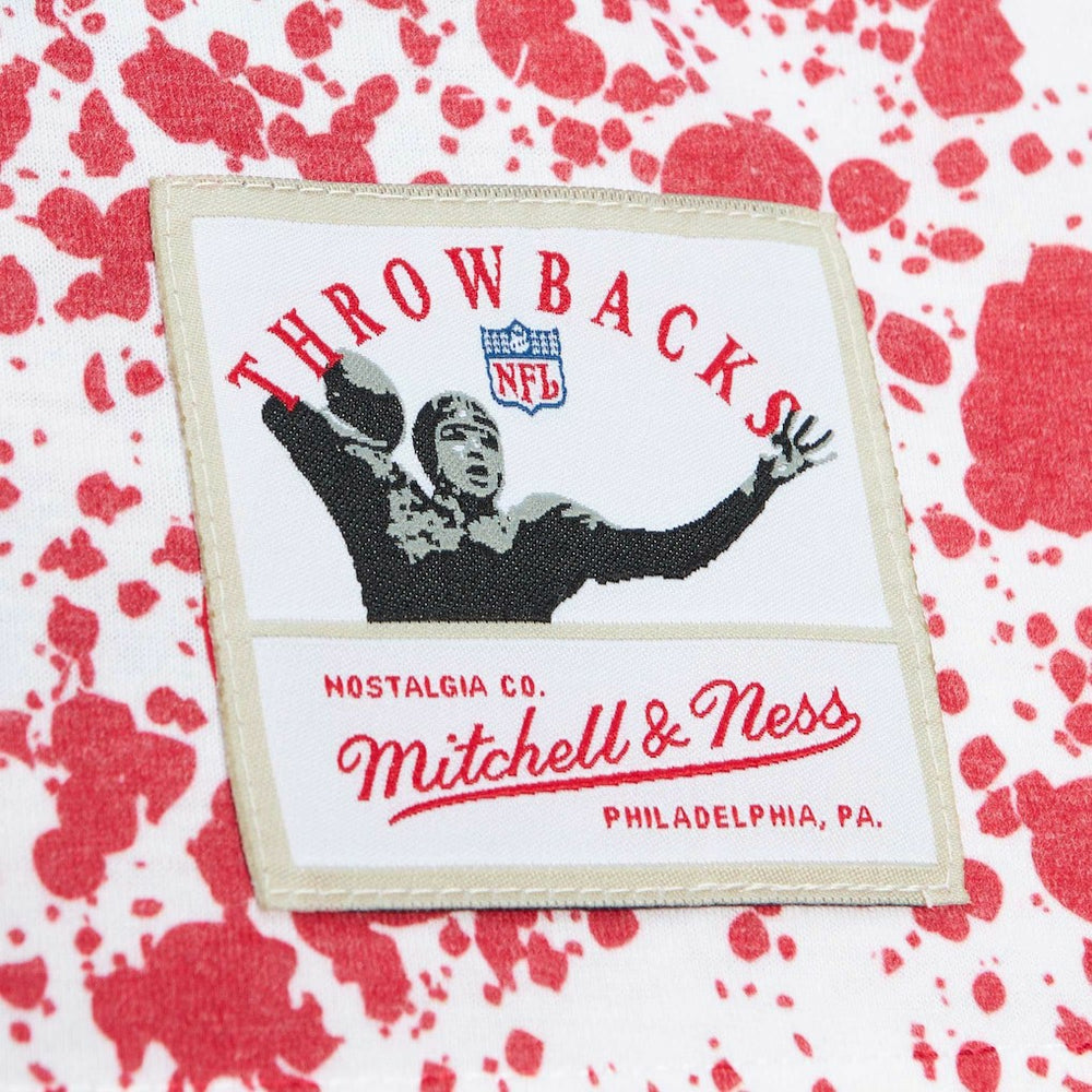 Mitchell & Ness Atlanta Falcons Team Burst Sublimated T-Shirt White
