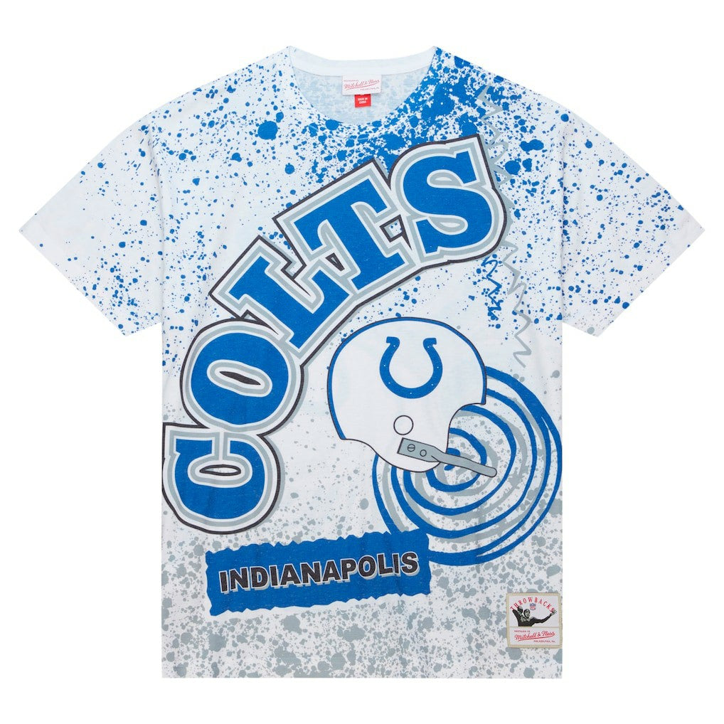 Mitchell & Ness Indianapolis Colts Team Burst Sublimated T-Shirt White