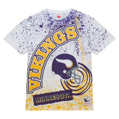 Mitchell & Ness Minnesota Vikings Team Burst Sublimated T-Shirt White