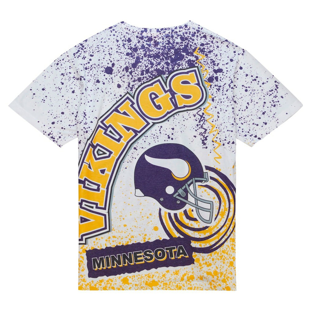 Mitchell & Ness Minnesota Vikings Team Burst Sublimated T-Shirt White