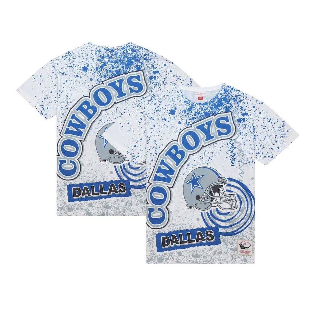 Mitchell & Ness Dallas Cowboys Team Burst Sublimated T-Shirt White