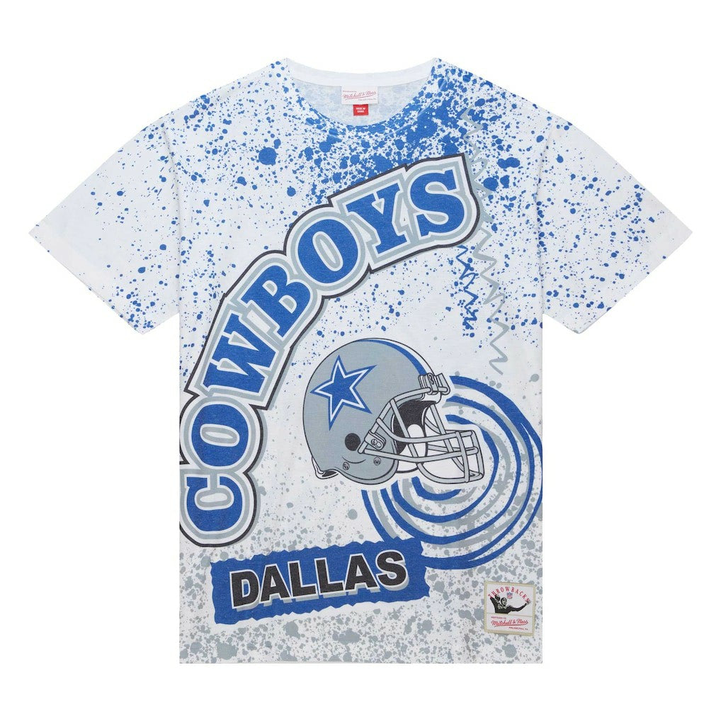 Mitchell & Ness Dallas Cowboys Team Burst Sublimated T-Shirt White