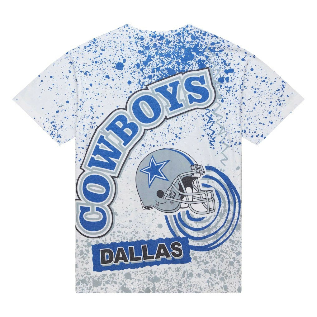 Mitchell & Ness Dallas Cowboys Team Burst Sublimated T-Shirt White
