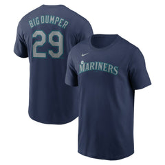 Cal Raleigh Seattle Mariners Nike Name & Number Player Nickname T-Shirt - Navy - Nike Discount