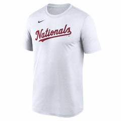 Washington Nationals Nike New Legend Wordmark Dri-FIT T-Shirt - White - Nike Lifestyle