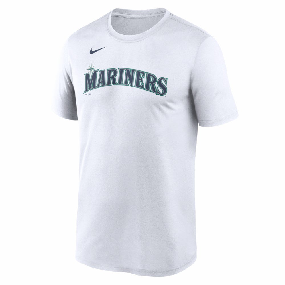 Seattle Mariners Nike New Legend Wordmark Dri-FIT T-Shirt - White - Nike Sale