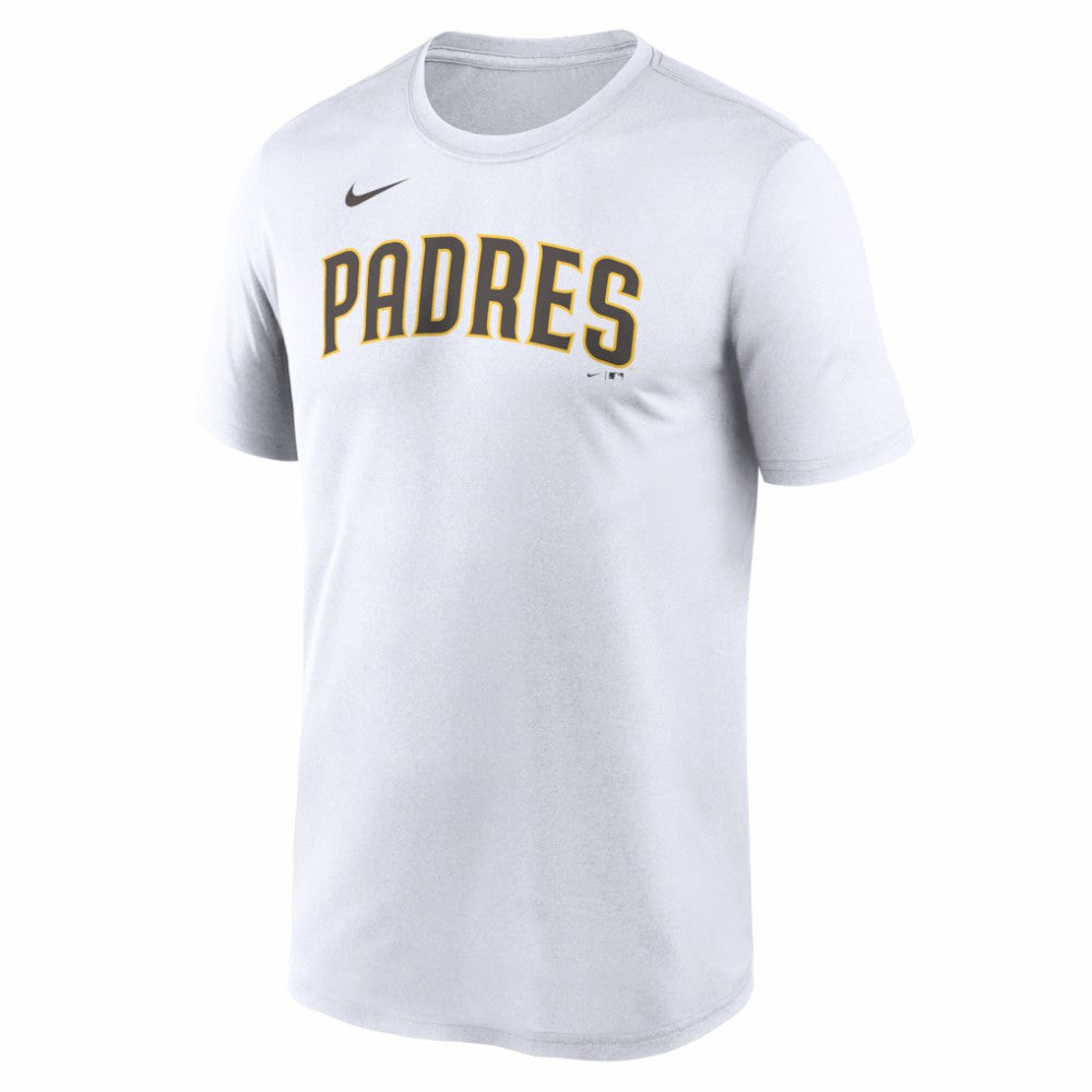 San Diego Padres Nike New Legend Wordmark Dri-FIT T-Shirt - White - Nike on Sale