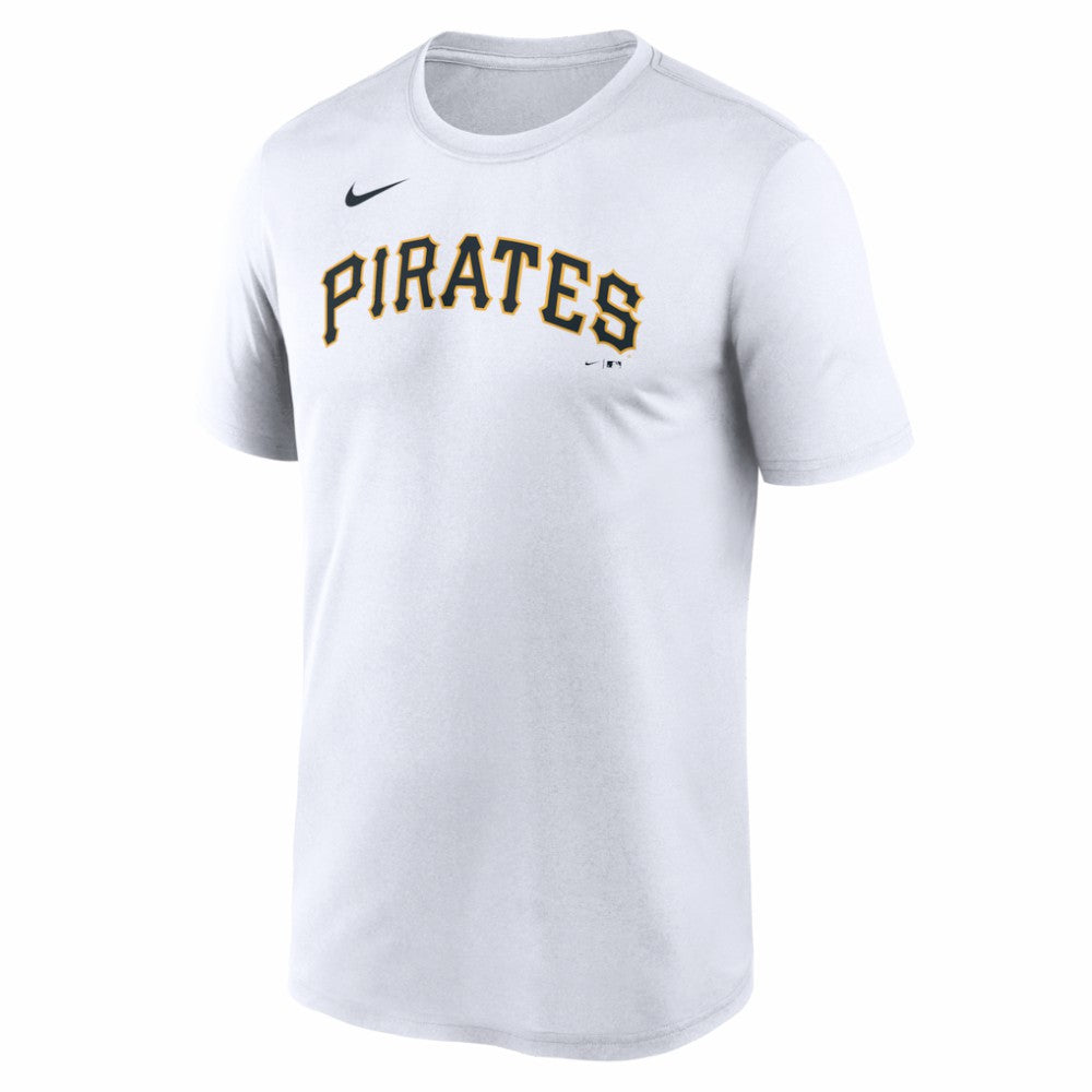 Pittsburgh Pirates Nike New Legend Wordmark Dri-FIT T-Shirt - White - Nike on Sale