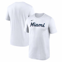 Miami Marlins Nike New Legend Wordmark Dri-FIT T-Shirt - White - Nike Online