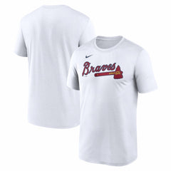 Atlanta Braves Nike New Legend Wordmark Dri-FIT T-Shirt - White - Nike Discount